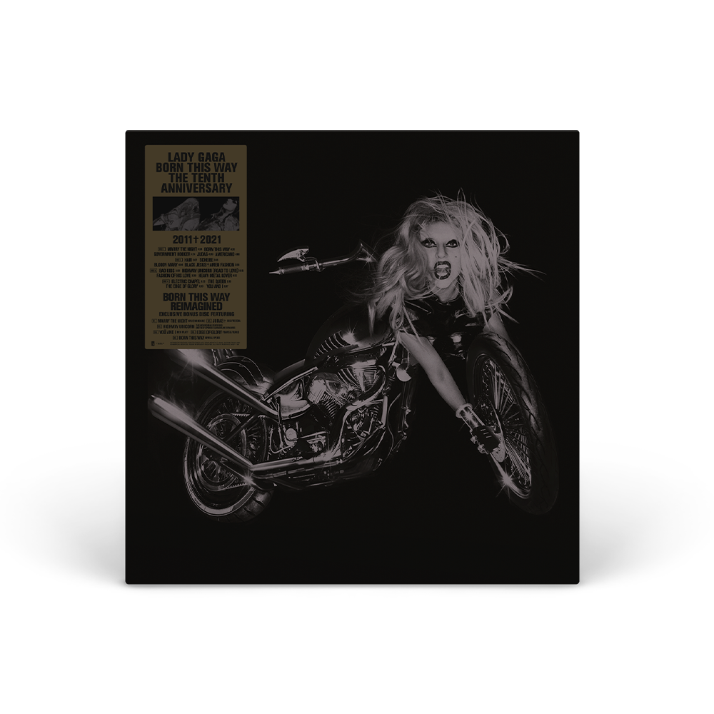 Born This Way 10th Anniversary Vinyl Front Cover