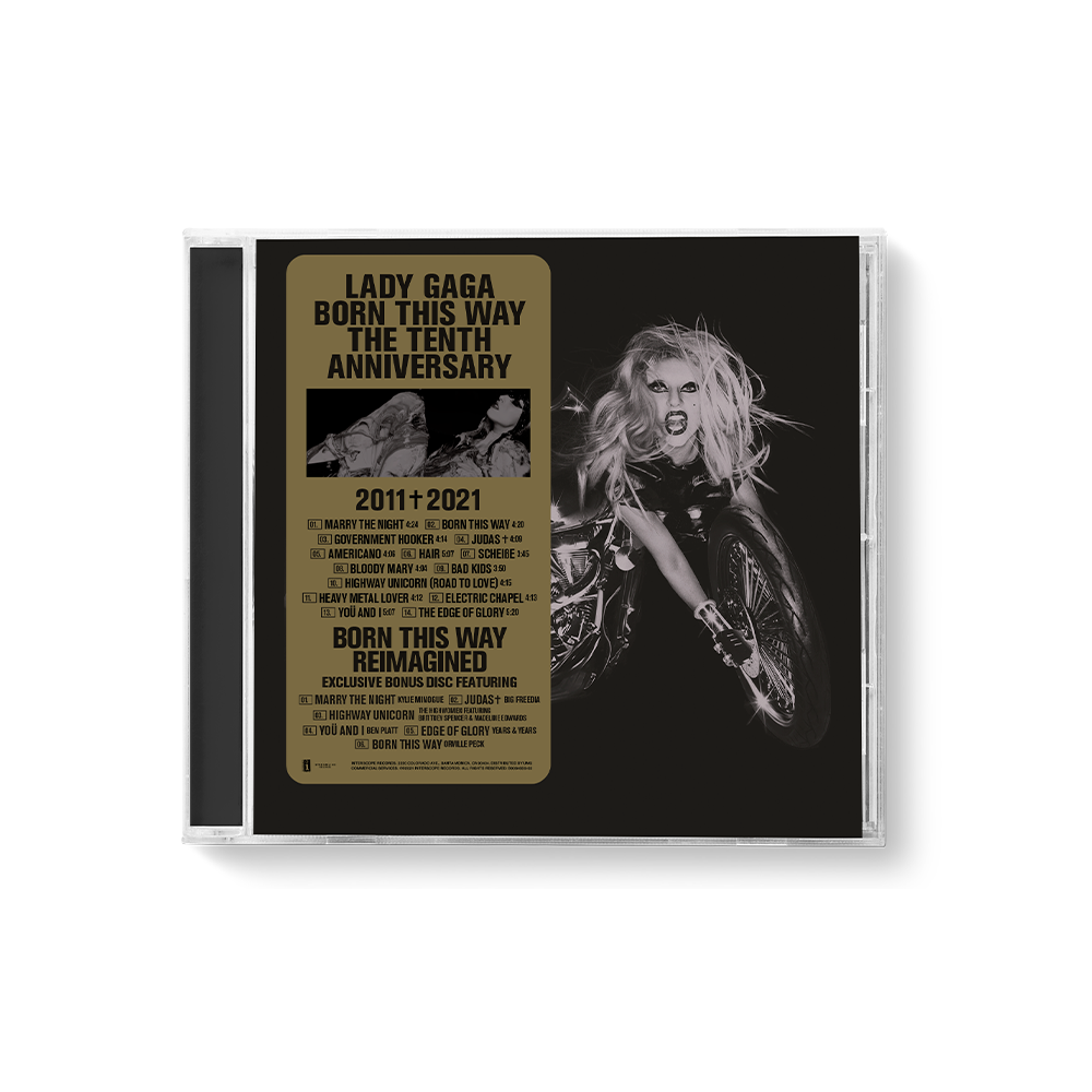BORN THIS WAY THE TENTH ANNIVERSARY 2CD Front Cover