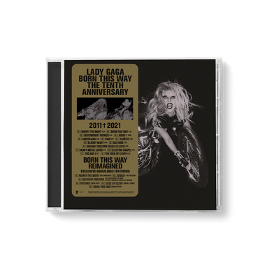 BORN THIS WAY THE TENTH ANNIVERSARY 2CD Front Cover