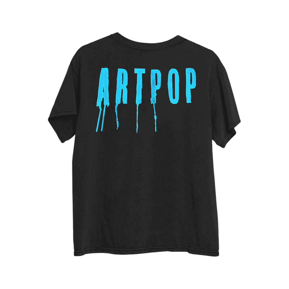 ARTPOP Marker Collage Mask T-Shirt Back